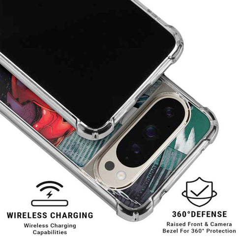 Marvel Avengers Assemble Iron Man Google Pixel 9/9 Pro Clear Case
